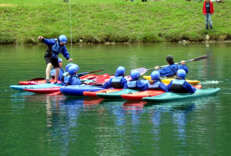 Übungen für bessere Balance im Kajak