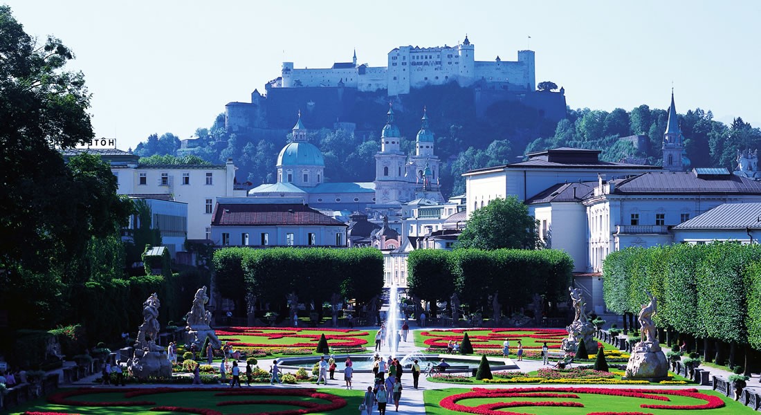 Festung Hohensalzburg in der Stadt Salzburg